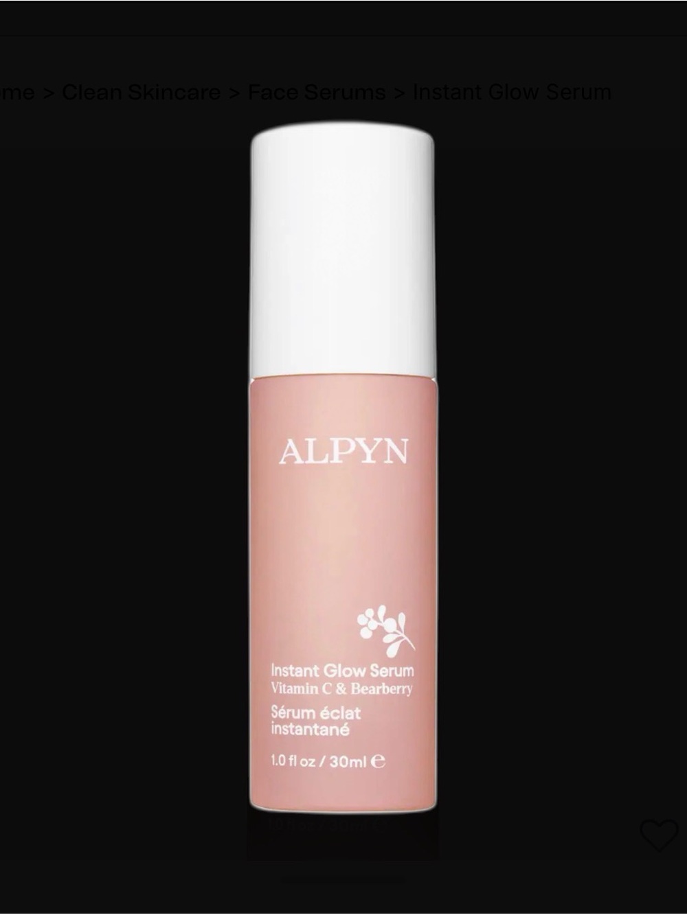 Alpyn Instant Glow Serum